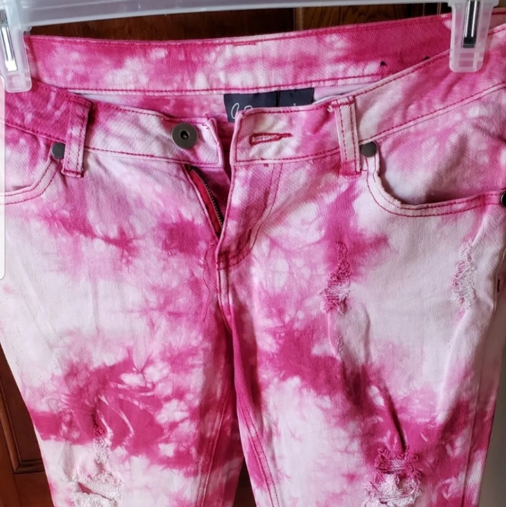 Women Jean Pink